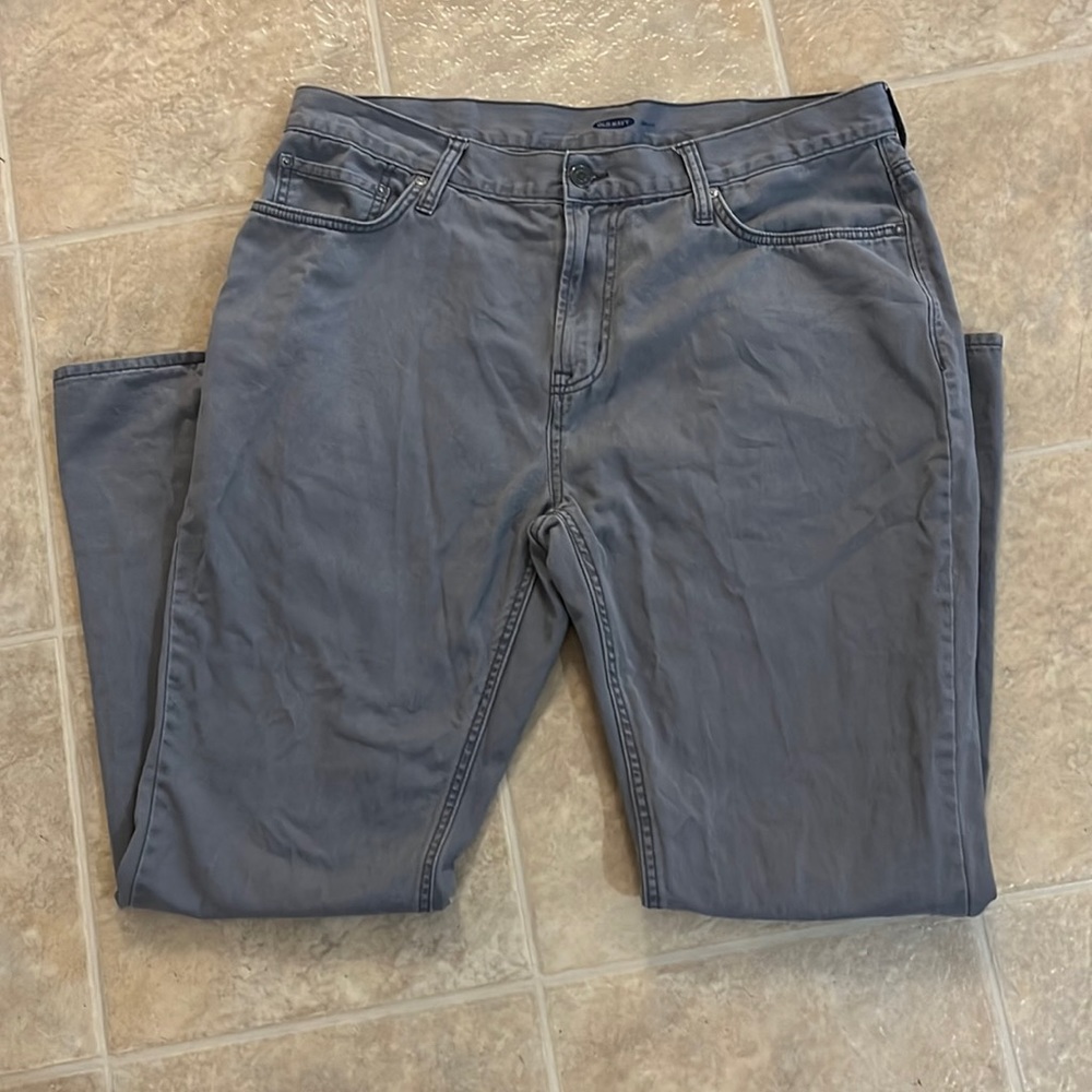 Mens old navy 5 pocket jeans 36/30 gray